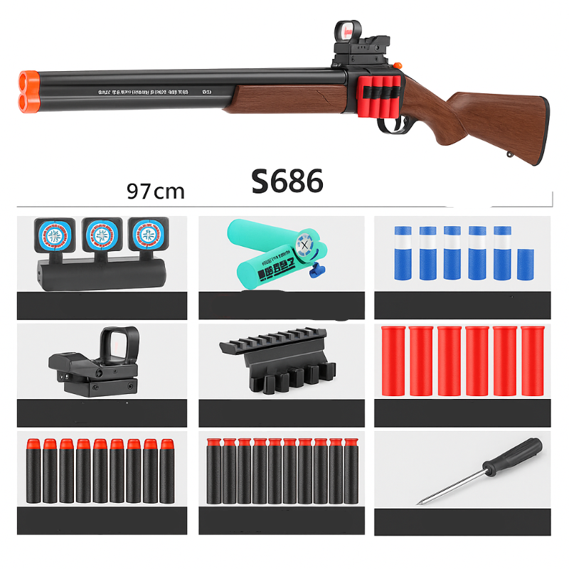 JH S686 Nerf Double Barrel Shotgun
