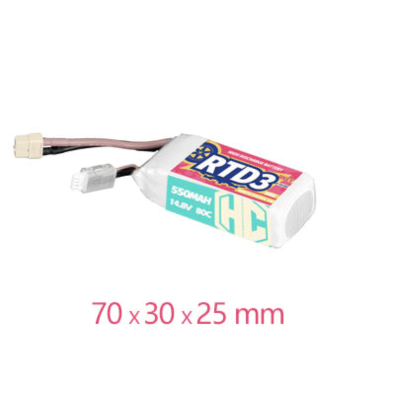 JIKEY 550mAh 14.8V 80C LiPo Battery