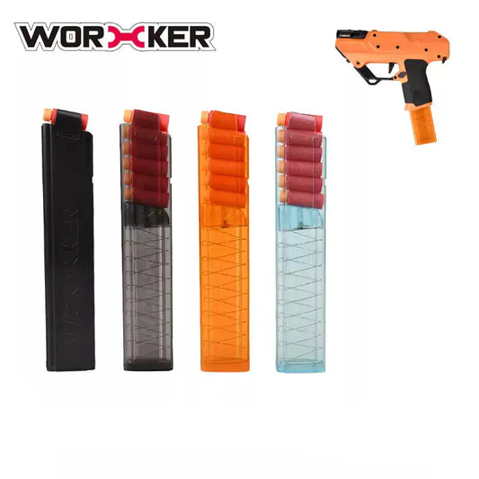 WORKER Nightingale 15-Round Mini Angled Talon Nerf Magazine