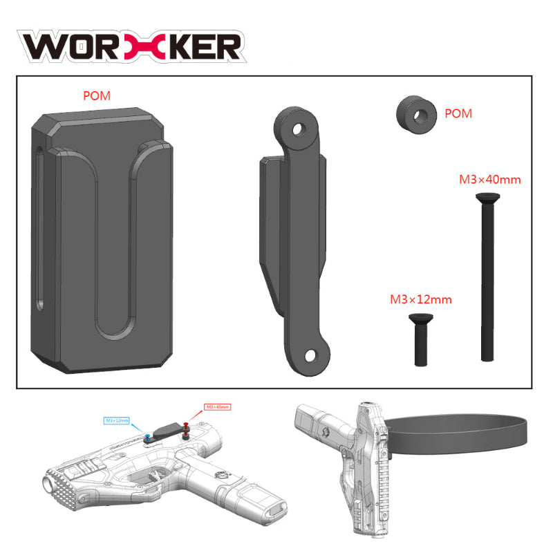 WORKER Nightingale 2.0 Quick Belt Holster
