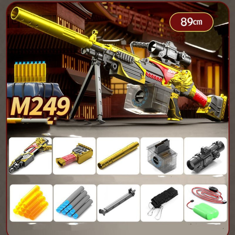 Dragon Shell-Ejecting M249 Nerf Machine Gun