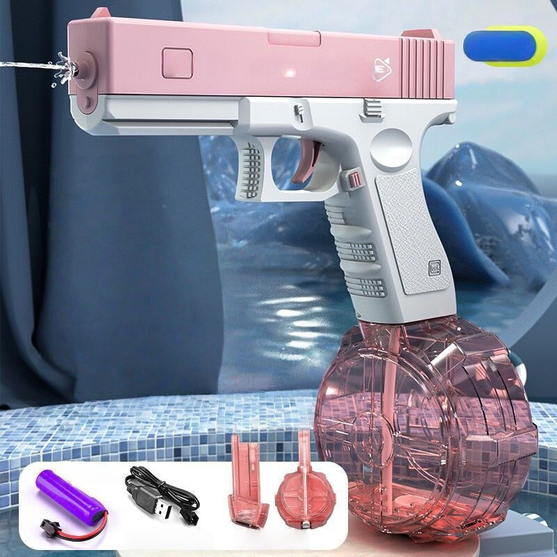 Automatic Color-Blocking Glock Water Gun Pistol