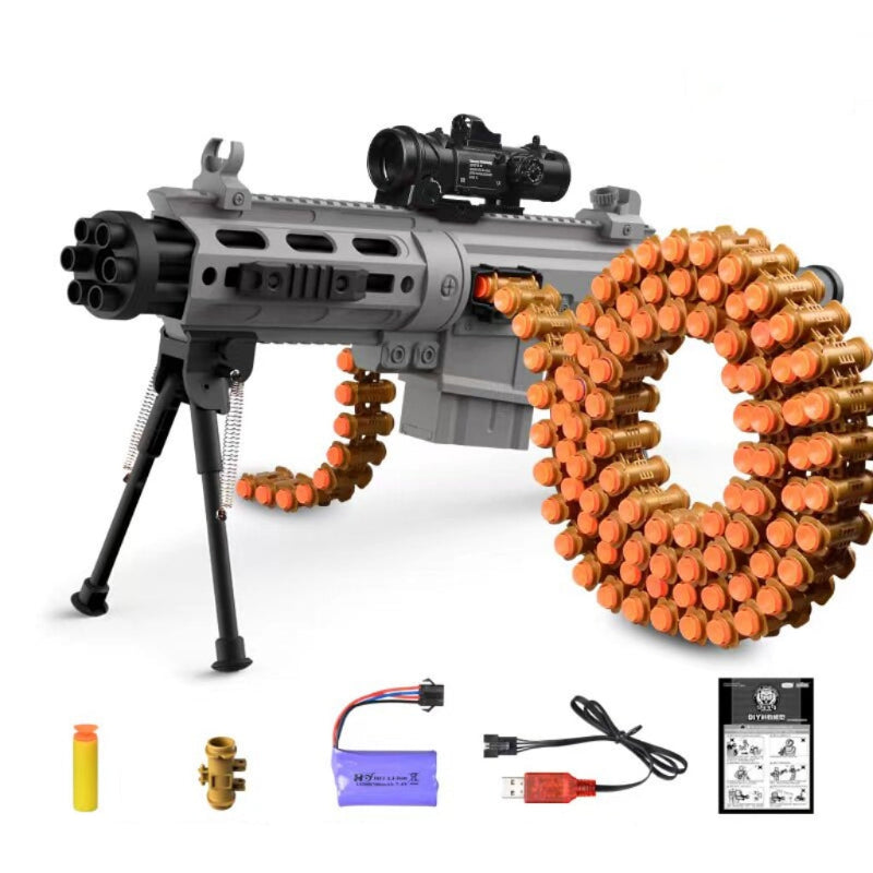 Snow Leopard M416 Nerf Gatling gun