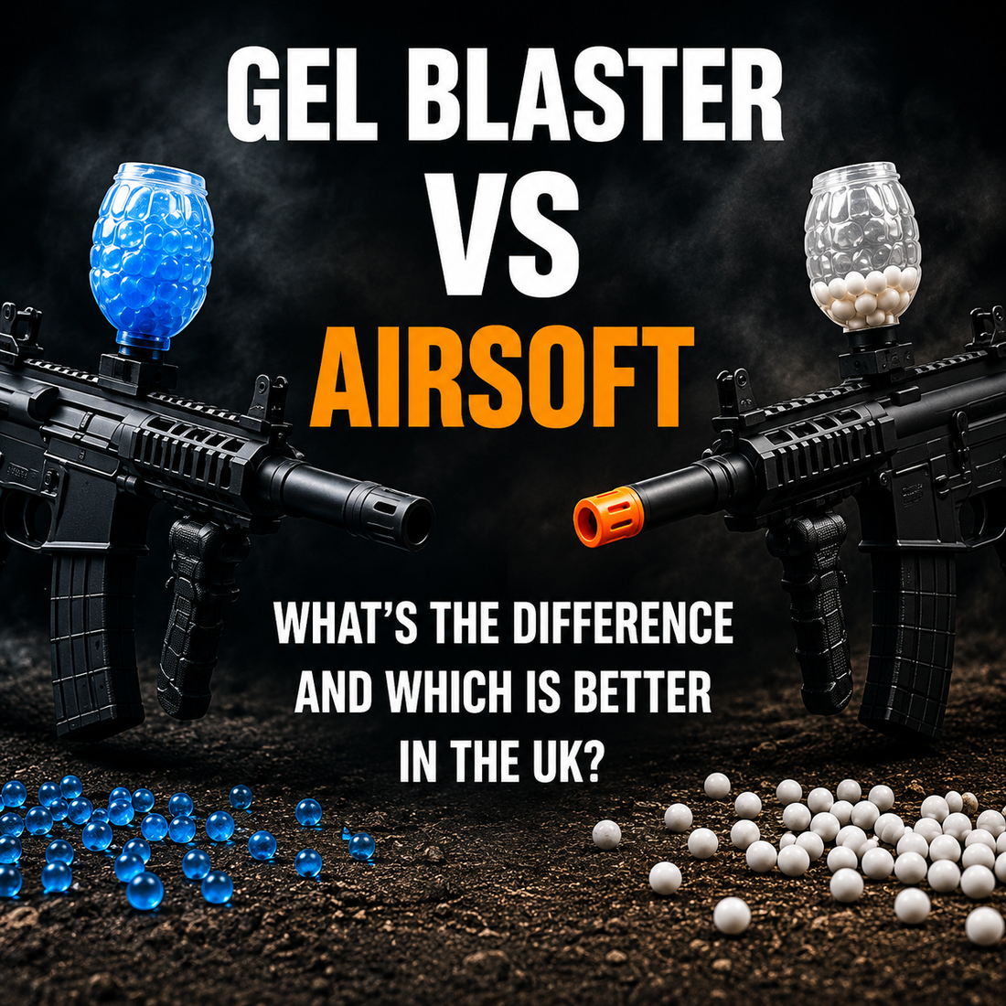 Gel Blaster vs Airsoft: What’s the Difference and Which Is Better in the UK?