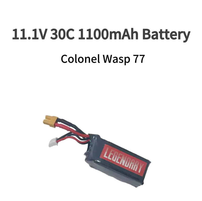 11.1V 30C Battery For Colonel Wasp 77