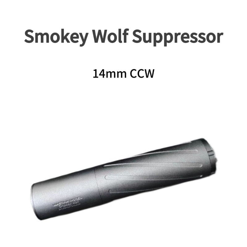 14mm CCW Smokey Wolf Silencer Suppressor