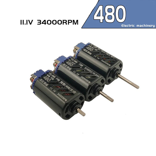 480 High-Speed Motor 11.1V 34,000 RPM