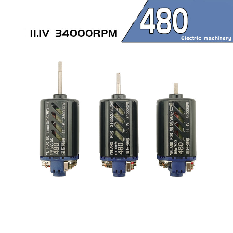 480 High-Speed Motor 11.1V 34,000 RPM