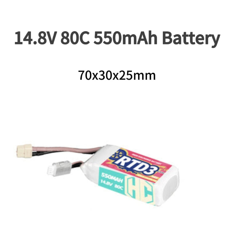 JIKEY 550mAh 14.8V 80C LiPo Battery