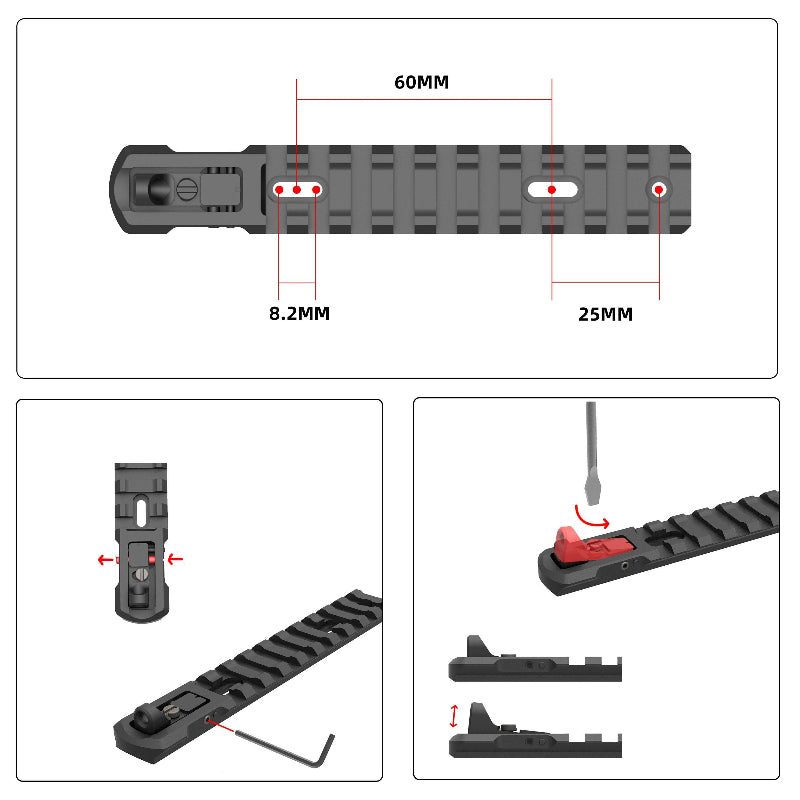 AKA M870 Metal Rail Accessories Sight