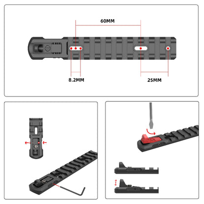 AKA M870 Metal Rail Accessories Sight