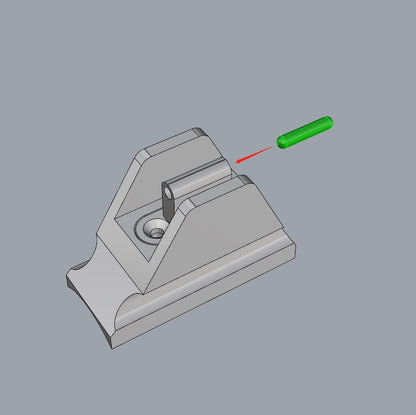 AKA M870 Metal Rail Accessories Sight