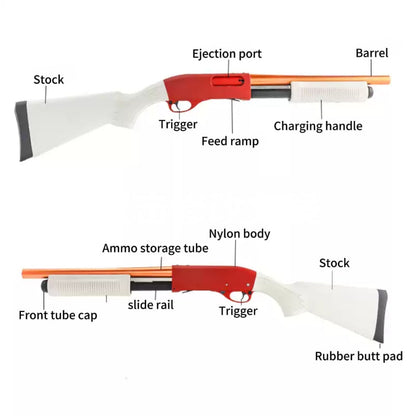 AKA R1 M870 Black Toy Shotgun