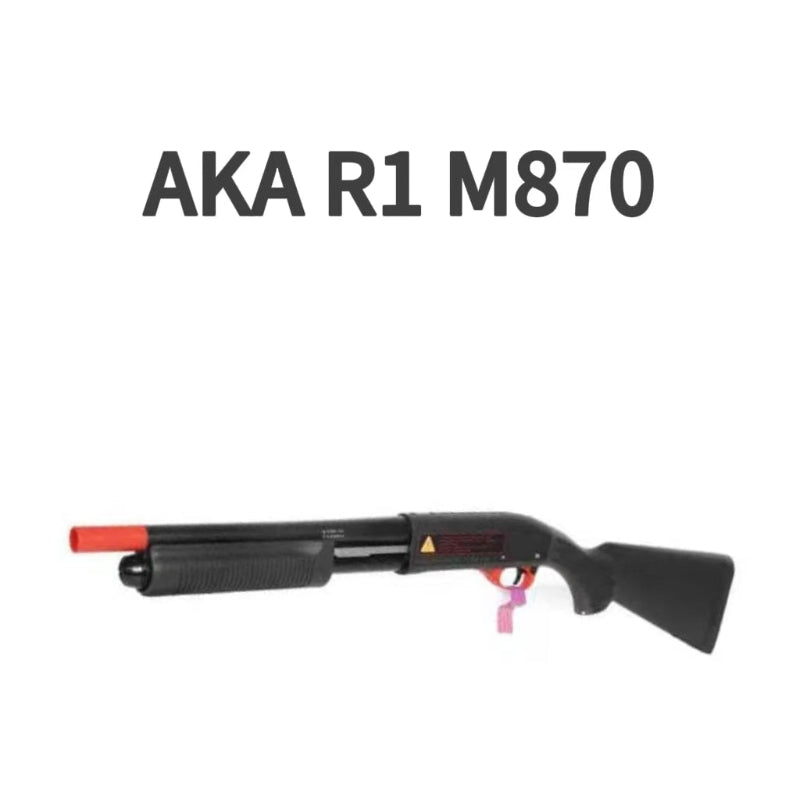 AKA R1 M870 Black Toy Shotgun – Realistic Gel Blaster UK
