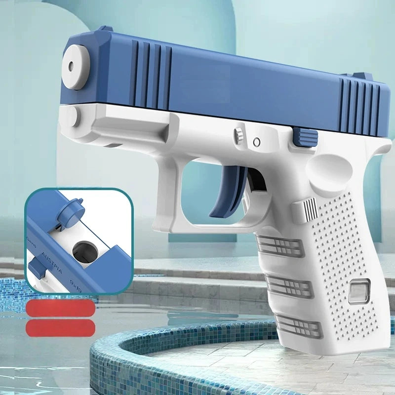 Automatic Color-Blocking Glock Water Gun Pistol
