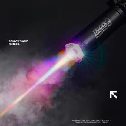 BD556 Smoke Silencer 14mm CCW Rainbow Luminous Suppressor