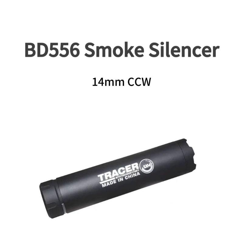 BD556 Smoke Silencer 14mm CCW Rainbow Luminous Suppressor