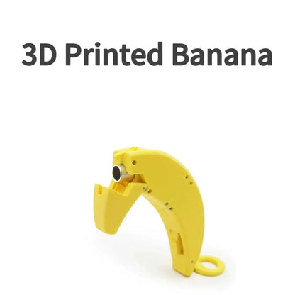 Banana 3D Printed Yellow Nerf Pistol