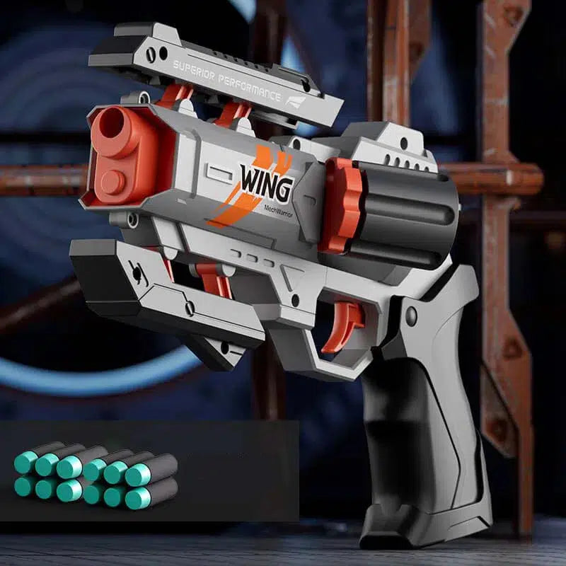 Wing Mechwarrior Nerf Revolver Deformation Burst Blaster