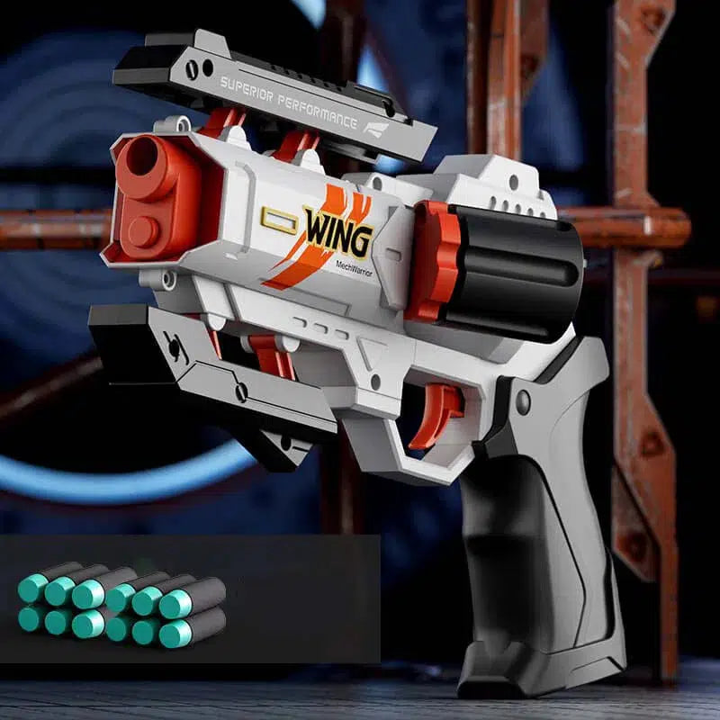Wing Mechwarrior Nerf Revolver Deformation Burst Blaster