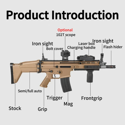 CYMA 3.0 Gel Blaster SCAR With Folding Stock