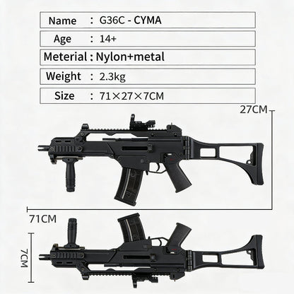 CYMA G36C JD103 Electric Gel Blaster
