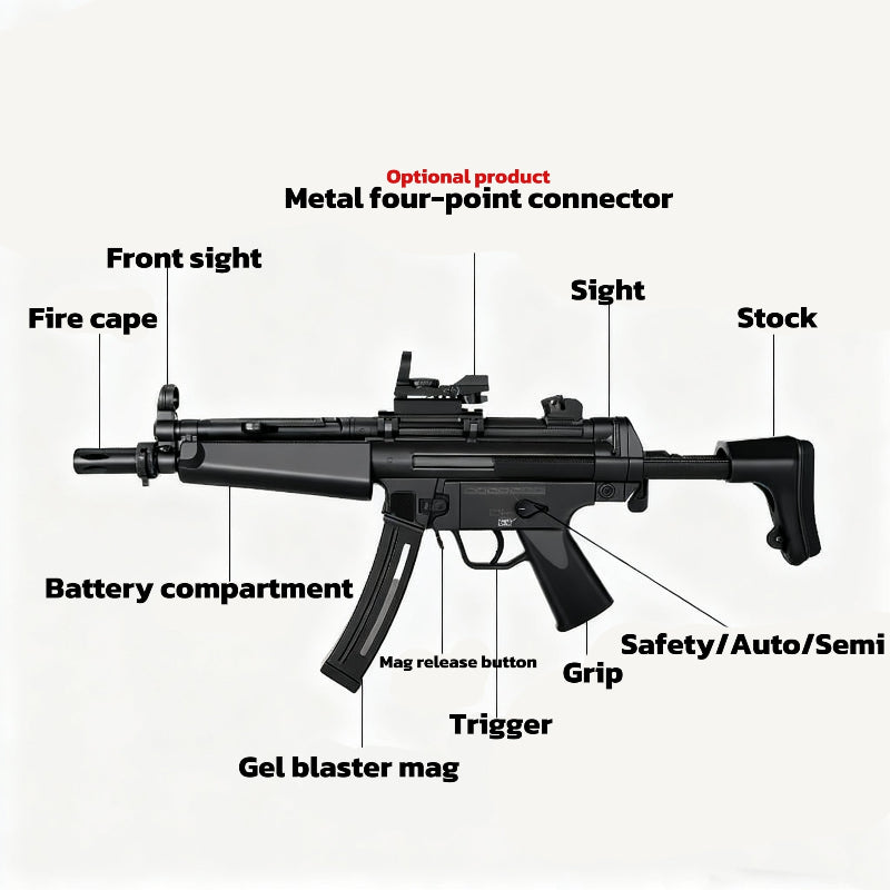 CYMA MP5 JD102 SMG Gel Blaster