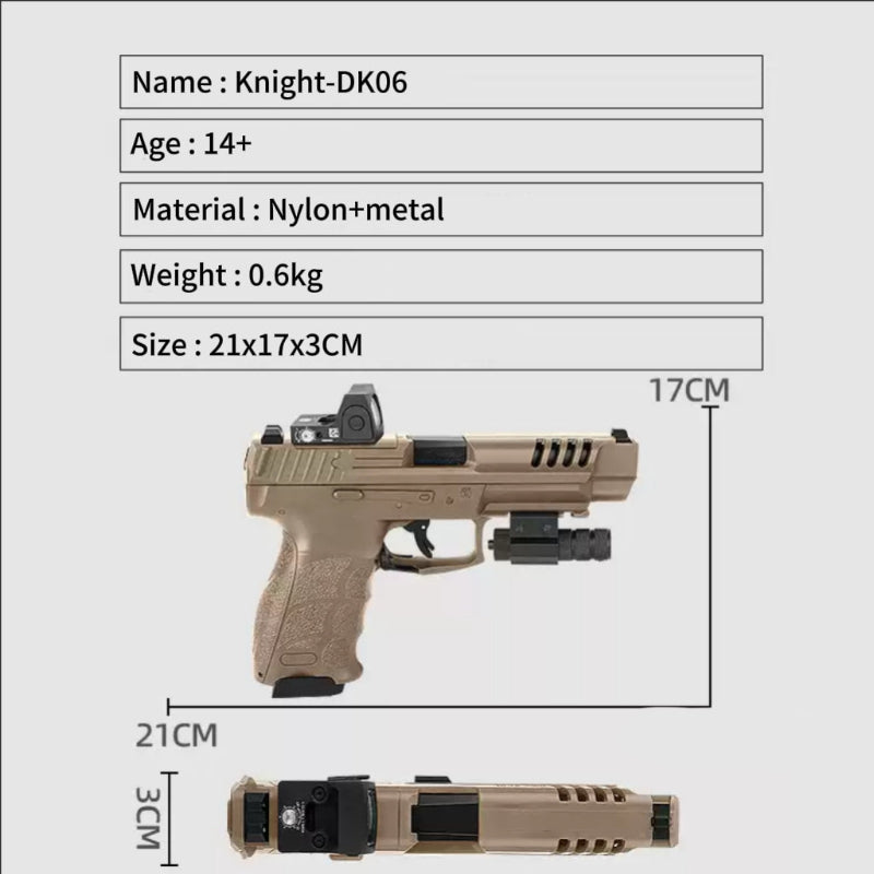 DK06 HK-VP9L Electric Gel Blaster Pistol