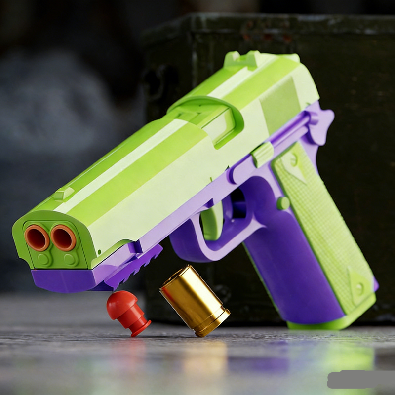 MJT Double Barrel 1911 Nerf Pistol
