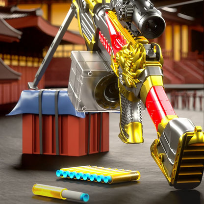 Dragon Shell-Ejecting M249 Nerf Machine Gun