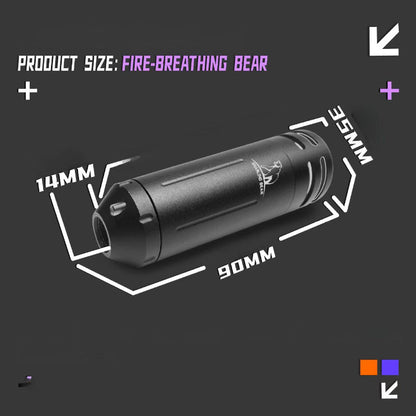 FIRE-BREATHING BEAR Luminous Tracer Suppressor 14mm CCW