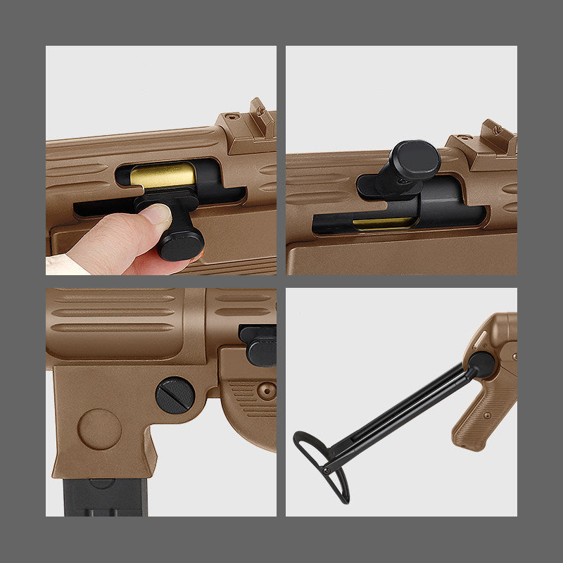 GQH Electric Black MP38 Gel Blaster SMG