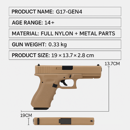 GQH G17 Gen4 Electric Pistol Gel Blaster