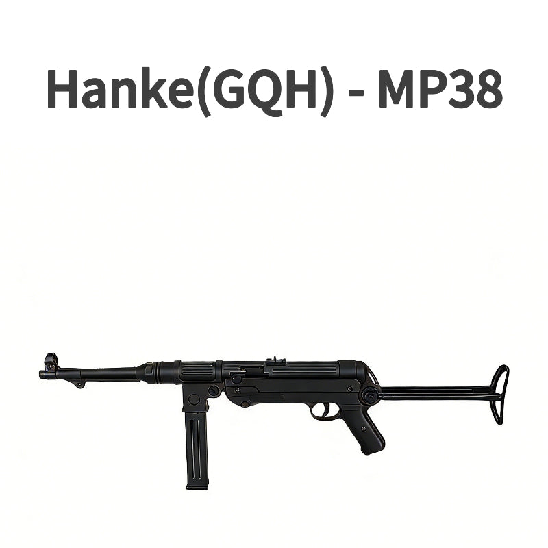 GQH MP38 Electric Black Gel Blaster SMG