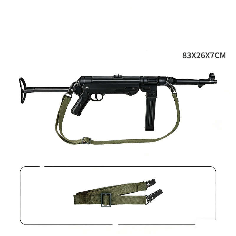 GQH MP38 Electric Black Gel Blaster SMG