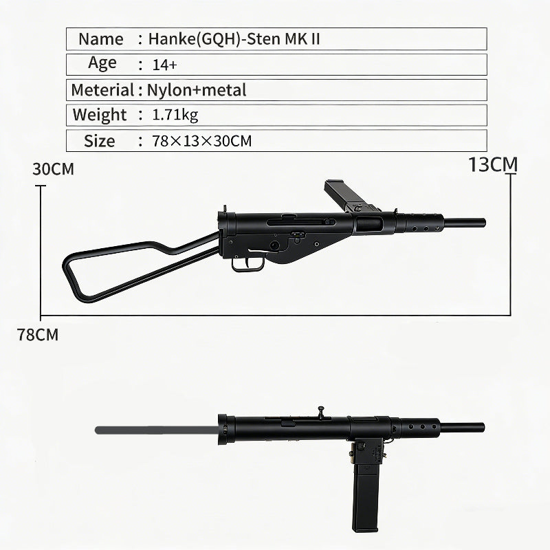 GQH Sten MK 2 WW2 SMG Gel Blaster