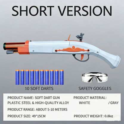 GQH Nerf Flintlock Pistol Foam Dart Gun