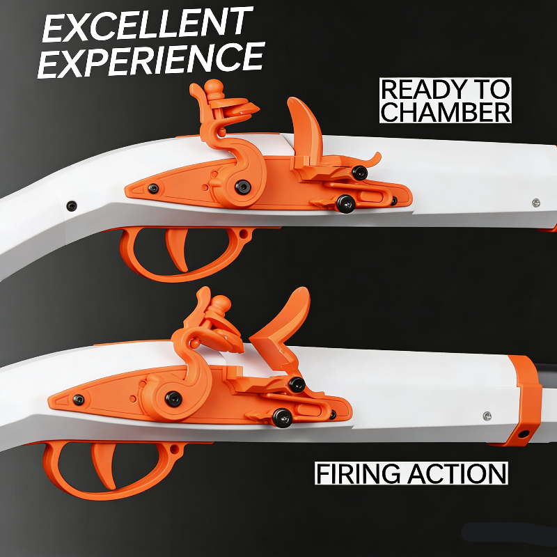 GQH Nerf Flintlock Pistol Foam Dart Gun