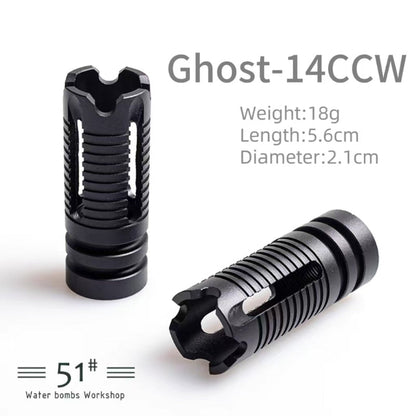 Metal Flash Hider Fire Caps 14mm CCW