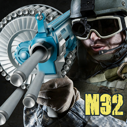 HN M32 Pump Action Nerf Machine Gun