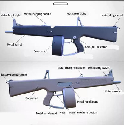 HZT AA12 Shotgun Toy With Drum Magazine