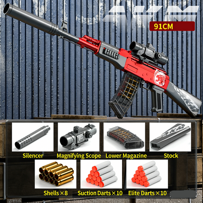 Handi AK47 Single Shot Shell Ejecting Nerf Gun