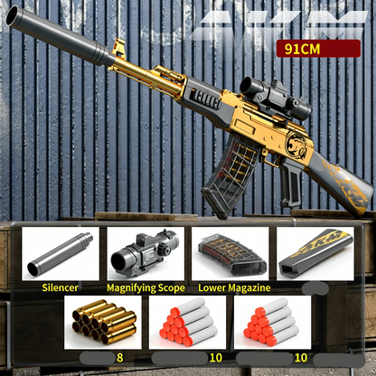 Handi AK47 Single Shot Shell Ejecting Nerf Gun