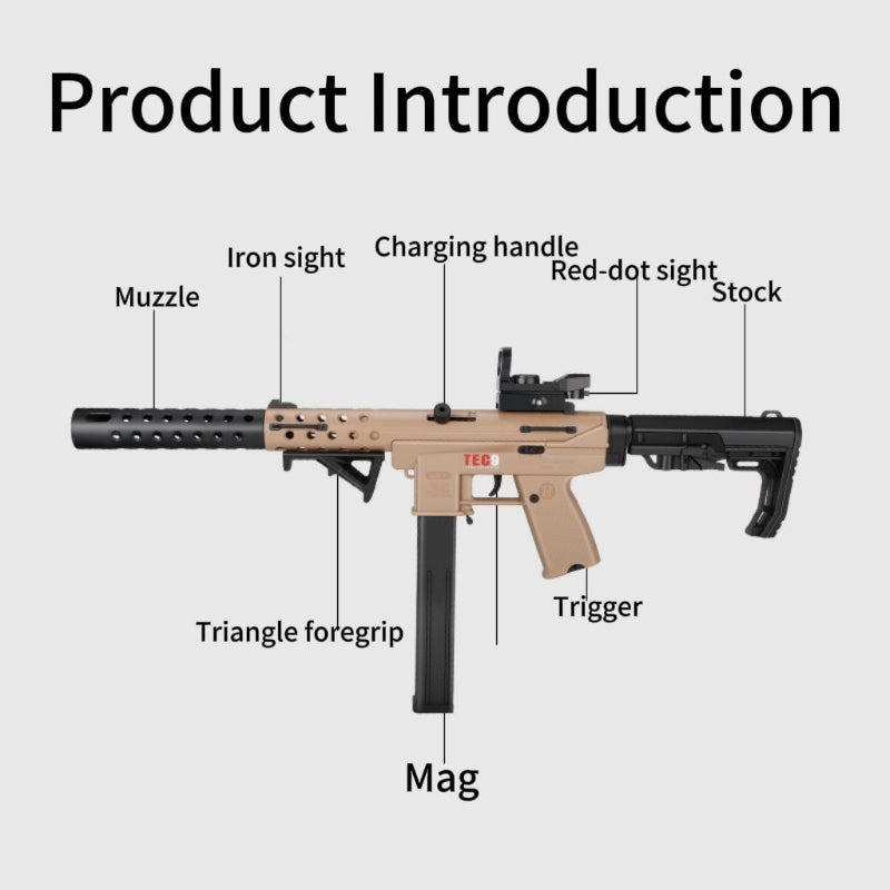 Handi TEC-9 Gel Blaster Pistol