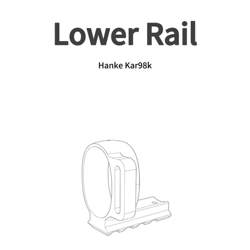 Hanke 98K 3D-Printed Tactical Lower Rail