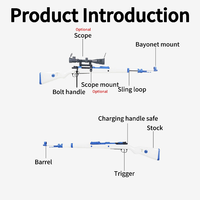 Hanke 98K Shell Ejecting Toy Sniper Rifle