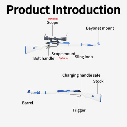 Hanke 98K Shell Ejecting Toy Sniper Rifle