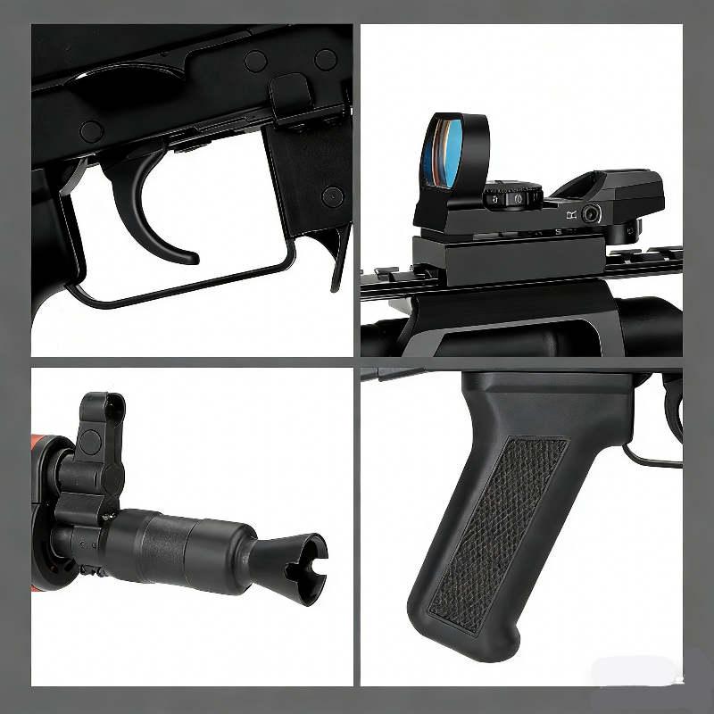 Hanke AK74U Electric Black Gel Blaster Rifle