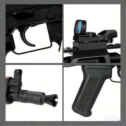 Hanke AK74U Electric Black Gel Blaster Rifle