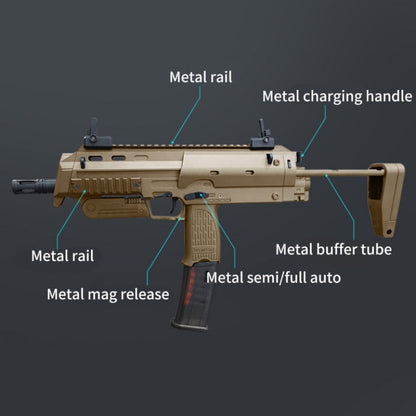 Hanke MP7 Electric Black Nerf SMG